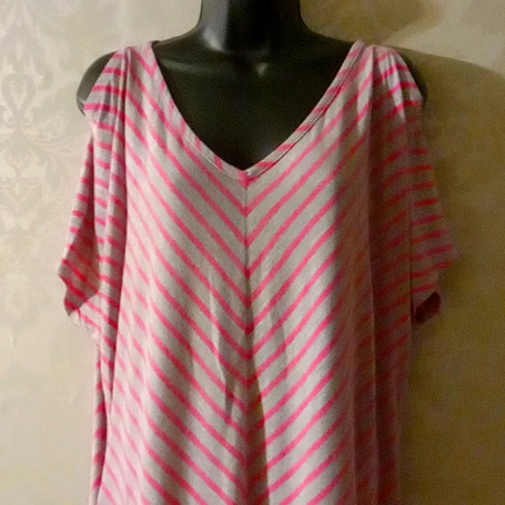 Cato Cold Shoulder Tunic Top L - Picture 3 of 8
